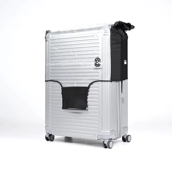 transparent luggage cover